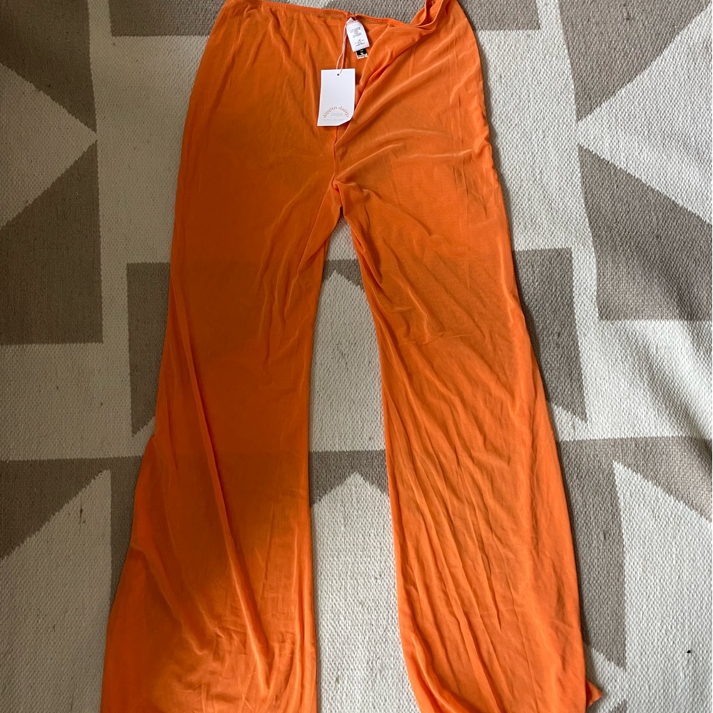Dippin Daisy’s Sheer Orange Swim Cover Up Pants